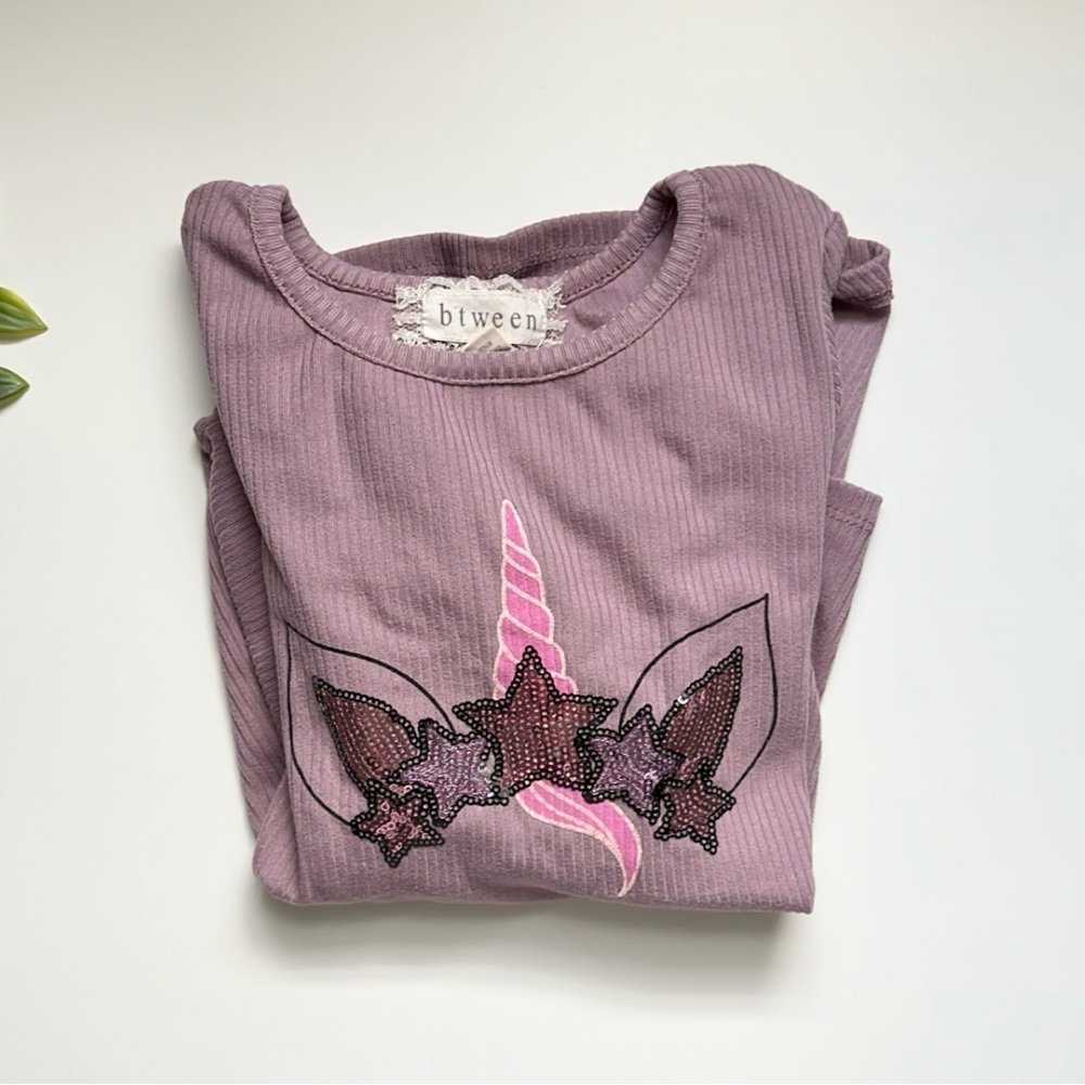 unicorn long sleeve tee